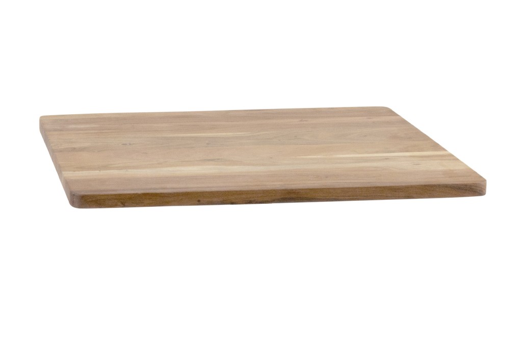 Tischplatte eckig Akazie Natur 60 x 60 cm EMILE