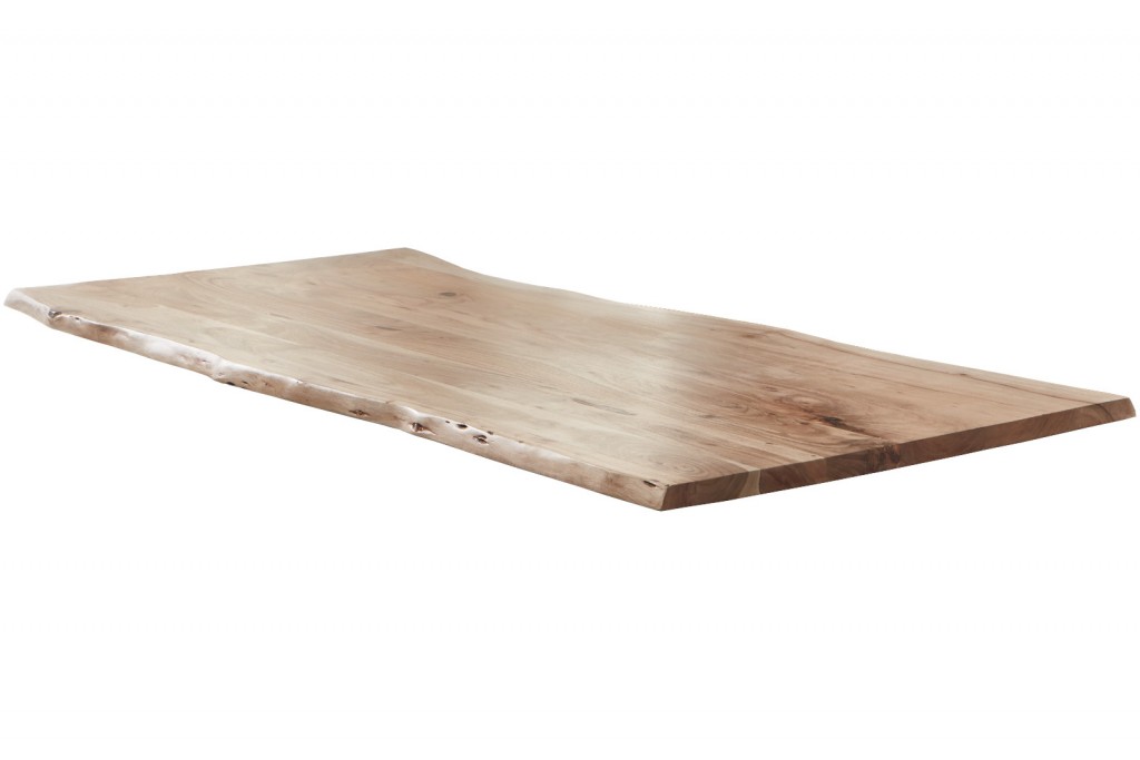 Tischplatte Baumkante Akazie Natur 240 x 100 cm NOAH