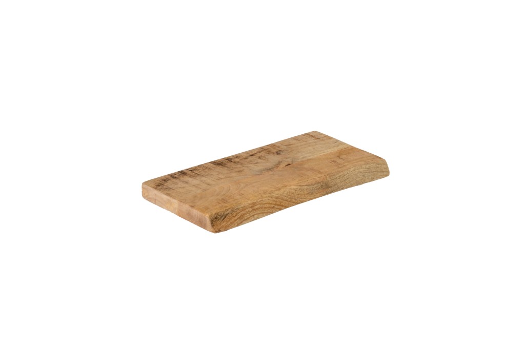 Steckboard mit Baumkante Wandregal Mango rough lackiert 30 x 20 Amanda