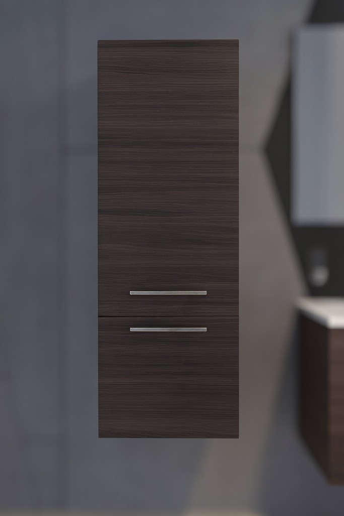 Badezimmer Hochschrank 120 cm trüffeleiche BARCA