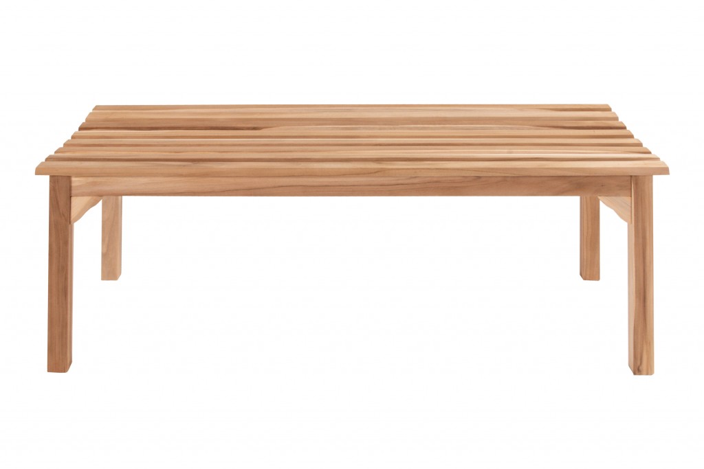 Gartenbank Teak 120x47,5 cm 2 Sitzer SIRIA