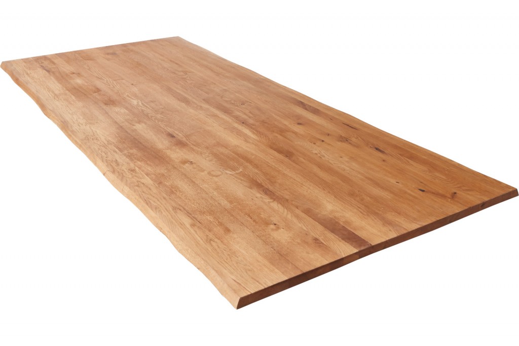 Tischplatte Baumkante Wildeiche 280 x 100 cm RICHARD