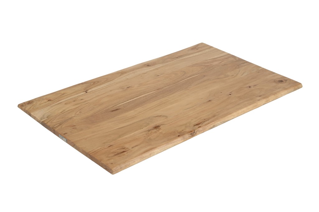 Tischplatte Baumkante Akazie natur 120 x 70 cm BRASILEIRO