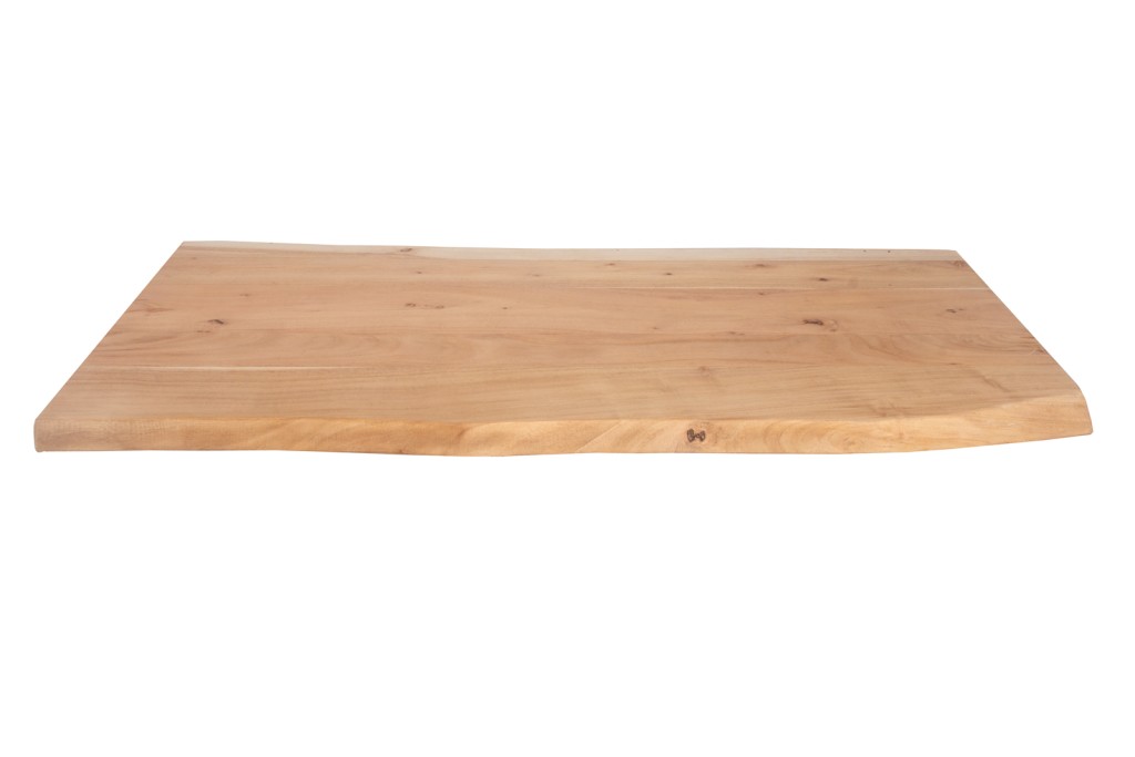 Tischplatte Baumkante Akazie Natur 100 x 60 cm CURT