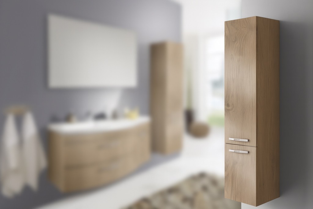 Badezimmer Hochschrank 150 cm sanremoeiche VENA