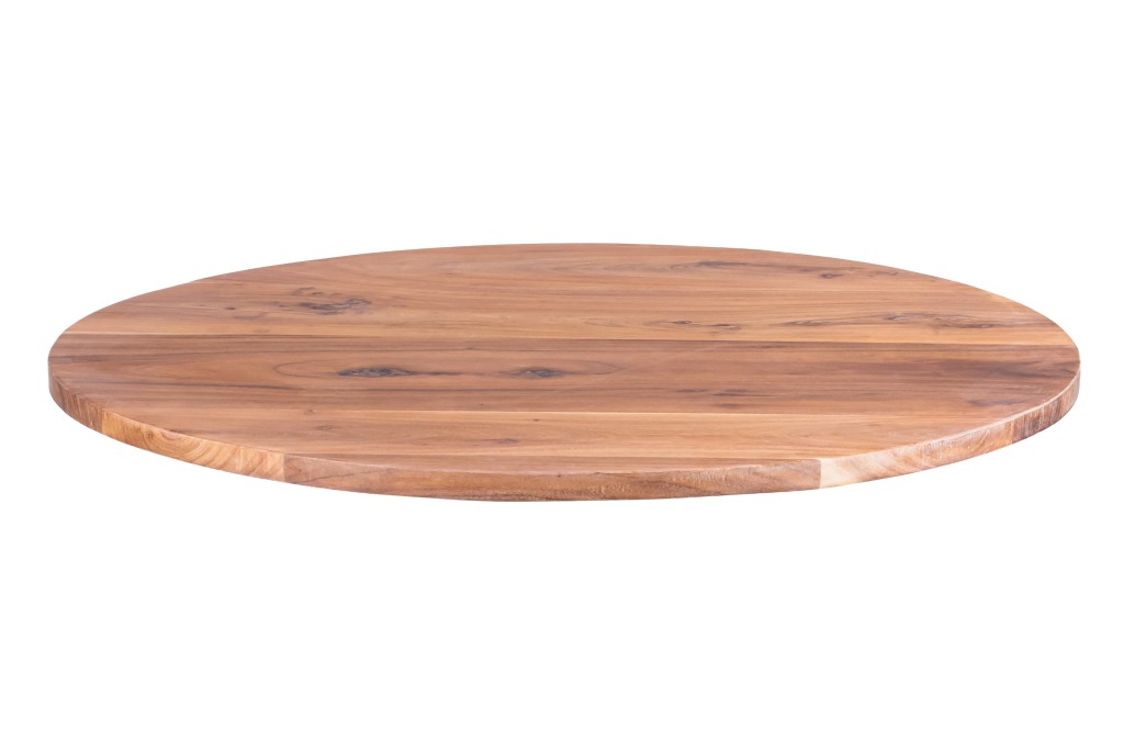 Tischplatte rund Akazie Natur 60 x 60 cm EMILIO