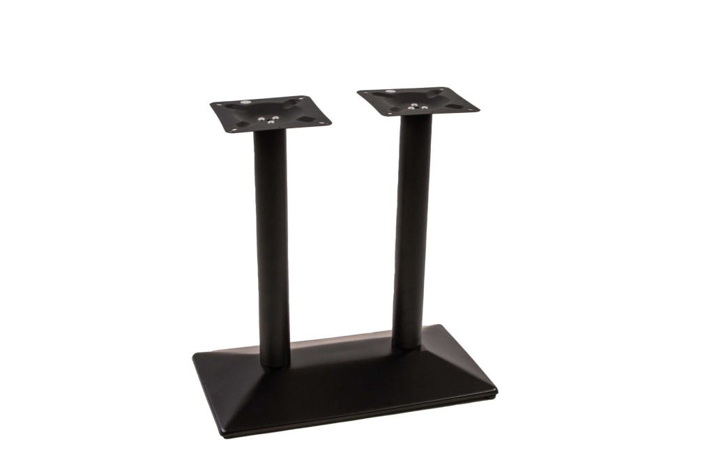 Tischgestell Bistrotische & Esstische Standfuß Doppelsäule 40x70x72 cm schwarz