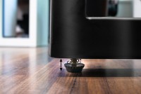 Vorschau: Esstisch Baumkante massiv Akazie nussbaumfarben 240 x 100 schwarz X-Gestell XEREZ Vorschau: Esstisch Baumkante massiv Akazie nussbaumfarben 240 x 100 schwarz X-Gestell XEREZ