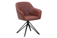 Esszimmer Drehstuhl, Stoffbezug Wildleder-Optik, LUZON Esszimmer Drehstuhl, Stoffbezug Wildleder-Optik, LUZON