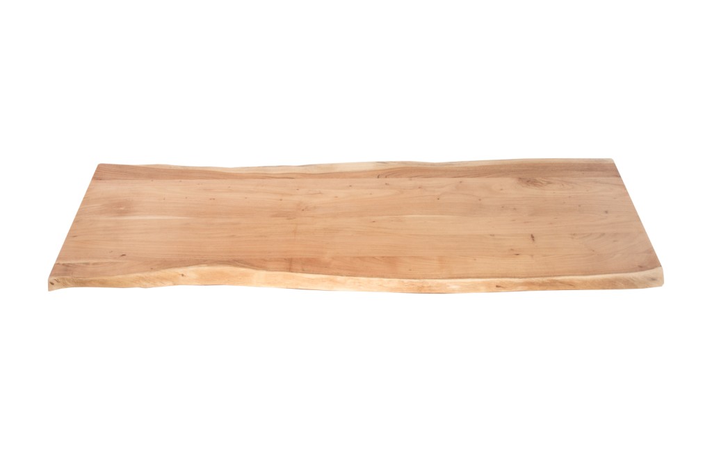 Tischplatte Baumkante Akazie Natur 200 x 60 cm CURT